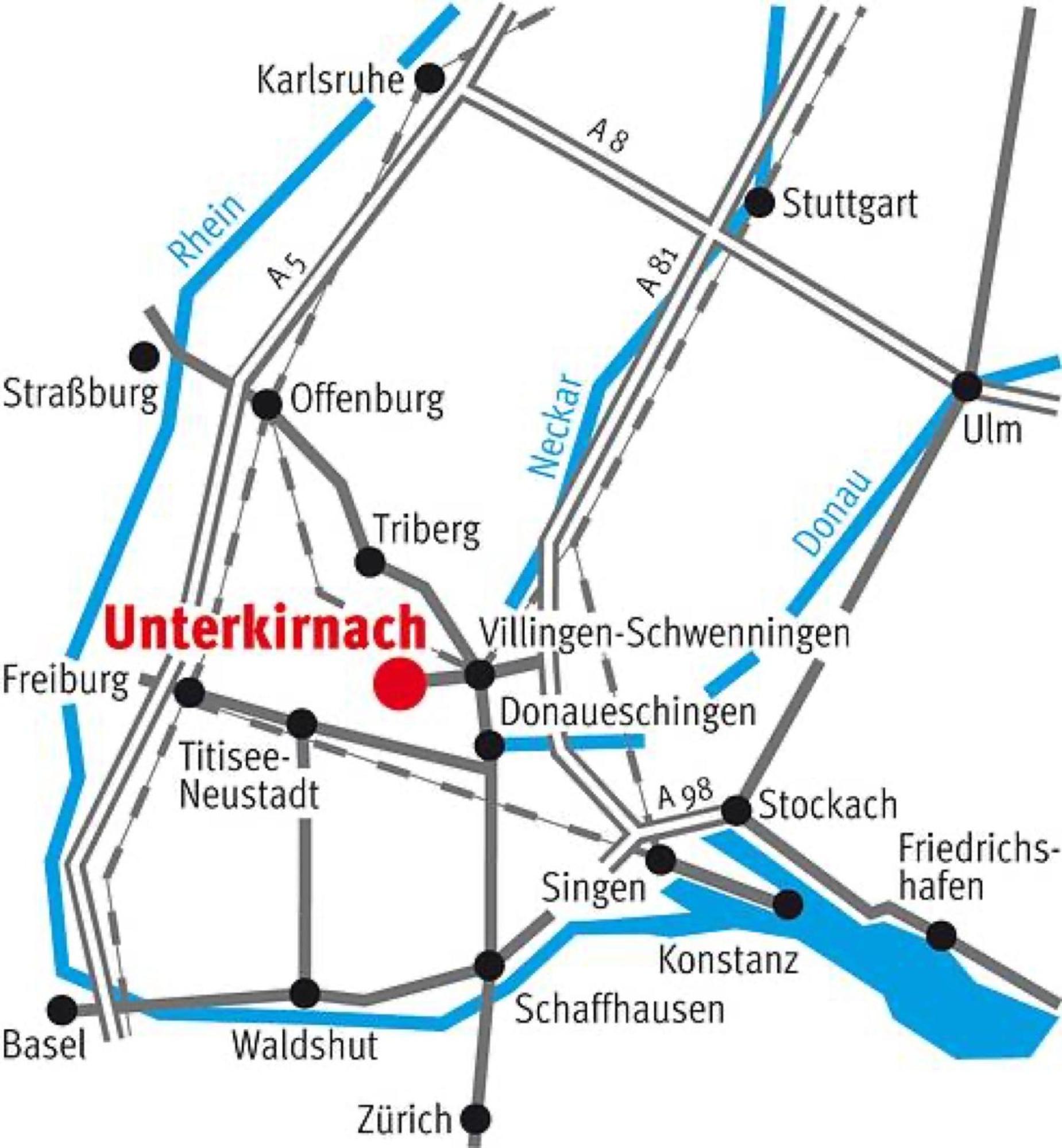 Ferienwohnungen Seeblick Unterkirnach Exteriör bild
